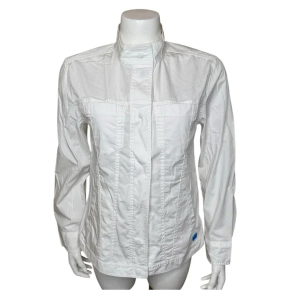 Gap x HFR Harlem’s Fashion Row Structured Shirt Jacket S Rich Fresh Snap White - Picture 5 of 13